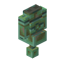 Weathered Copper Golem Statue