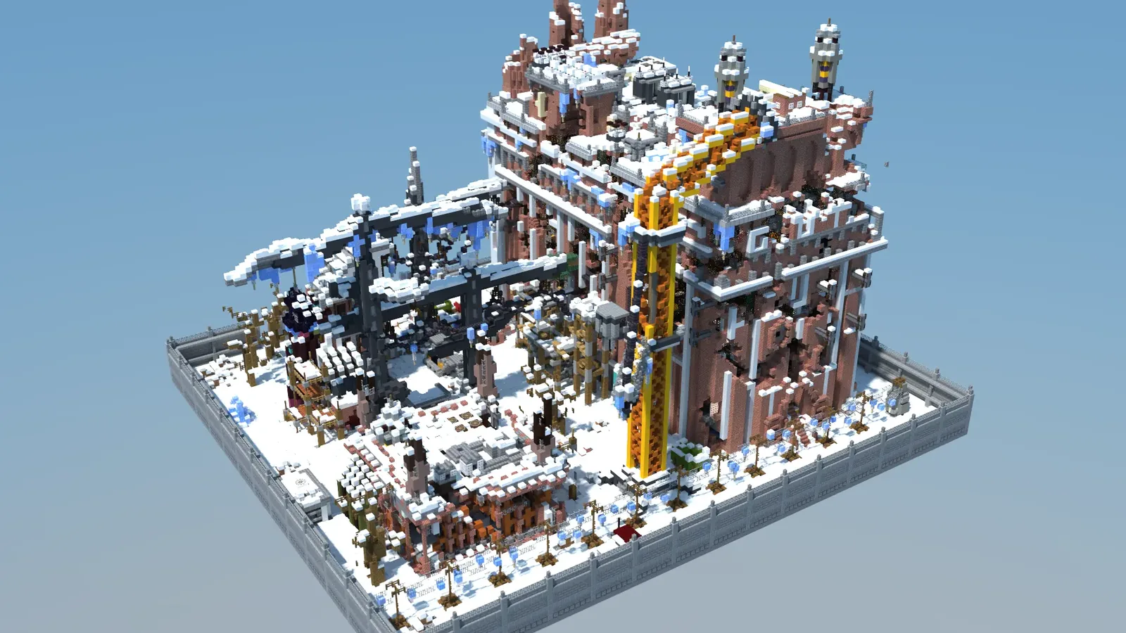3 loc - The subterranean city, the abandoned powerplant
underground tunnels