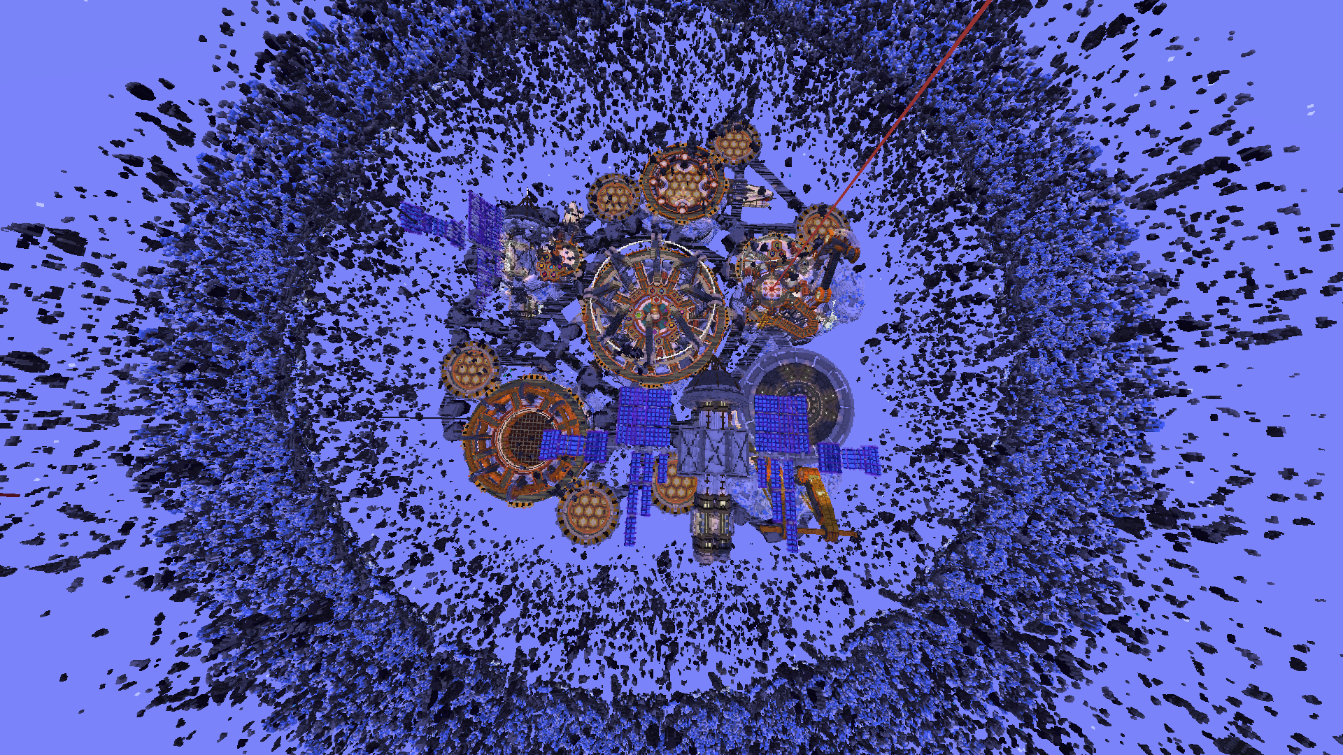 Space Station on Asteroids — in-game screenshot